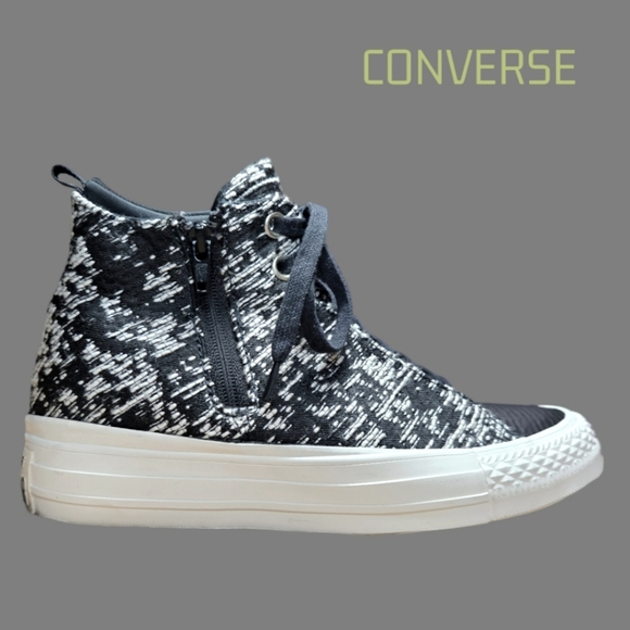 Converse Chuck Taylor All Star Winter Knit Selene Mid Zip Sneaker - Picture 5 of 10